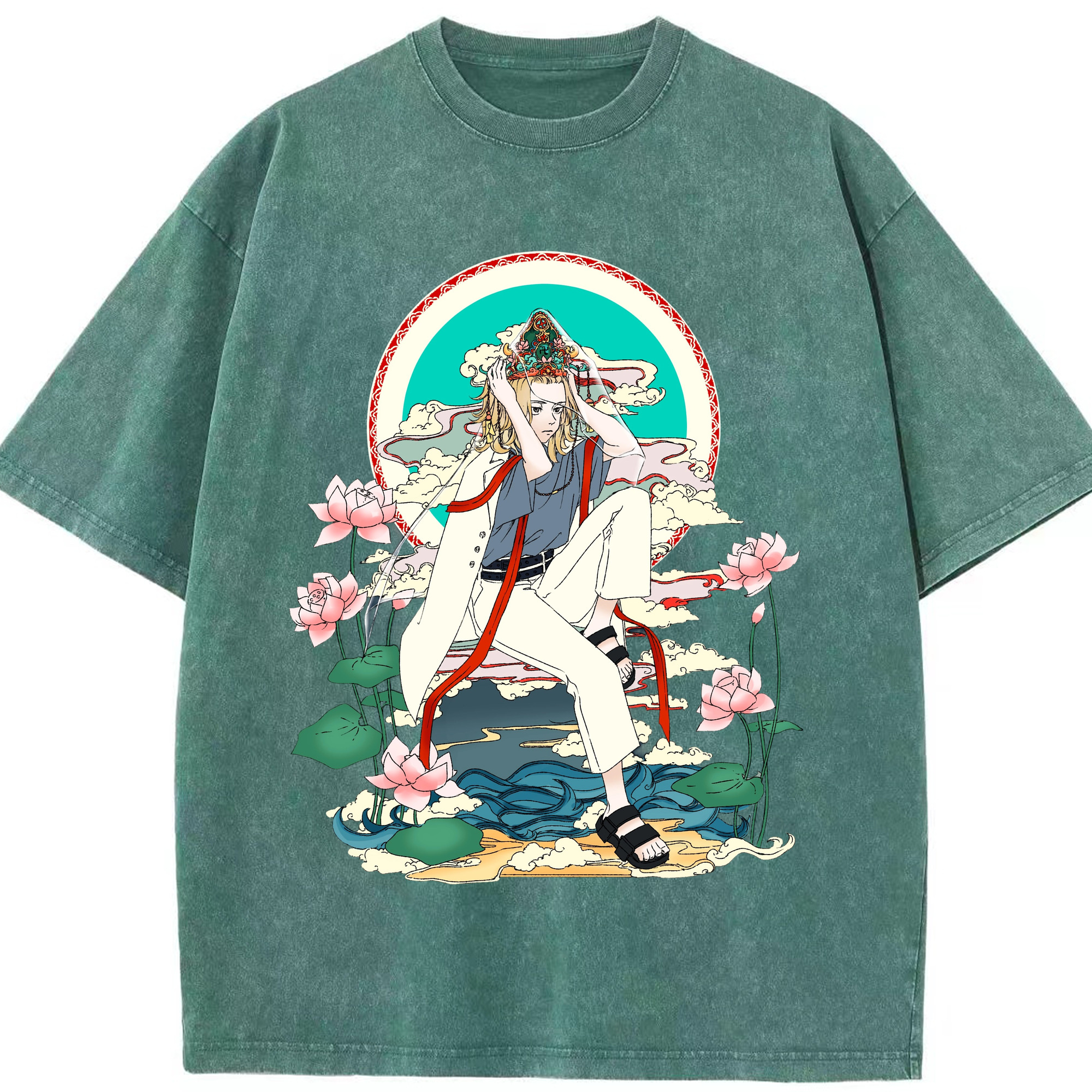 （画像用） 東京リベンジャーズ Tokyo Revengers 綿100% ヴィンテージ風 半袖Tシャツ（フロントプリント）